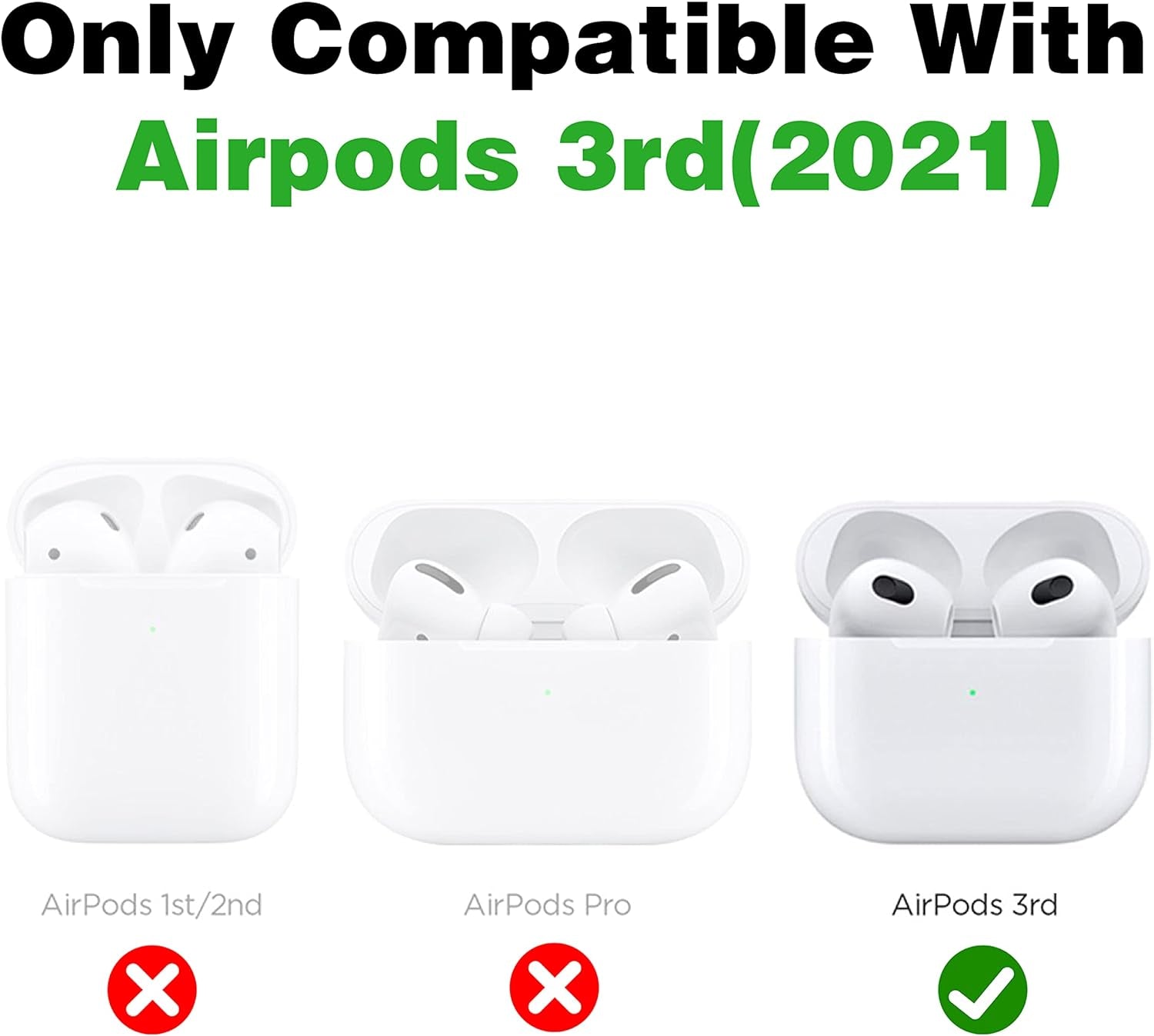 Case for Airpods 3 3Rd Generation Cute Soft Silicone 3D Funny Fun for Air Pod 3 (2021) Cover Unique Fashion Food Design Skin Cartoon Ring Kits Cases for Kids Boys Girls Teen (Cup Noodle)