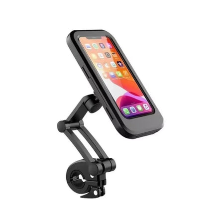 Waterproof Mobile Phone Holder for Motorcycle Bike Magnetic Cycling Phone Bag GPS 360° Swivel Adjustable Stand Phone Accessories